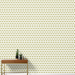 retro olive green heart wallpaper