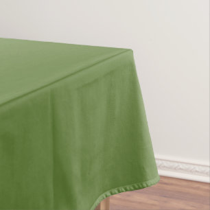 Retro Olive Green Solid Color  Tablecloth