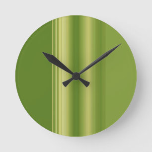 Retro Olive Green Wall Clock