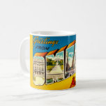 Retro Omaha Nebraska Postcard Coffee Mug<br><div class="desc">Spectacular Omaha,  Nebraska retro postcard greeting repurposed!</div>