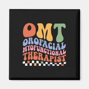 Retro Omt Orofacial Myofunctional Therapist Mental Magnet