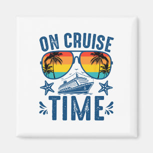 Retro On Cruise Time Summer Vacation Outfits For W Magnet