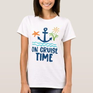 Retro On Cruise Time Summer Vacation Outfits For W T-Shirt