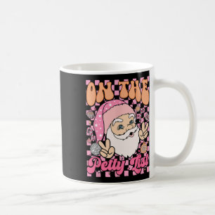 Retro On The Petty List Fun Family Christmas Santa Coffee Mug