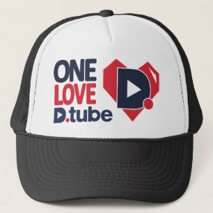 Retro ONE LOVE D.Tube Colour Trucker Hat