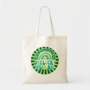 Retro One Lucky Nurse St. Patrick's Day Tote Bag