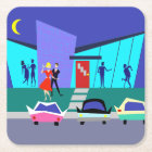 Retro Open House Party Plastic Coasters
