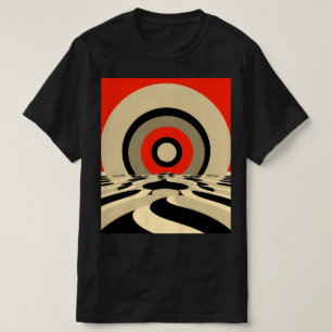 Retro Optical Illusion T-Shirt - Vintage 70s Psych