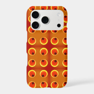 retro orange 1970 Case-Mate iPhone case