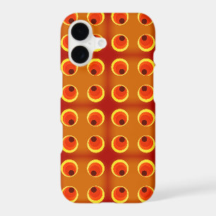 retro orange 1970 Case-Mate iPhone case