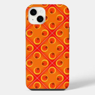 retro orange 1970 Case-Mate iPhone case