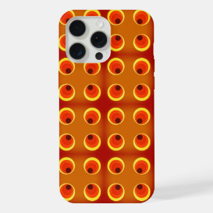 retro orange 1970 Case-Mate iPhone case