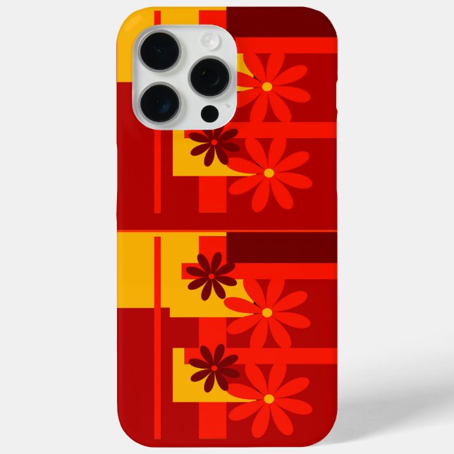 Retro orange 1970's , Case-Mate iPhone case (Back)
