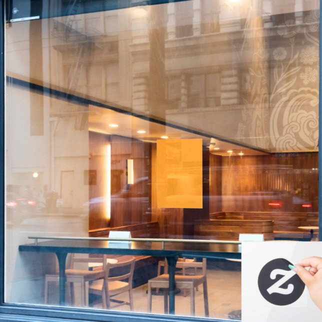 Retro Orange Background Texture for Graphic Design (Cafe Window)
