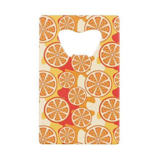 Retro Orange Citrus Pattern (Front)