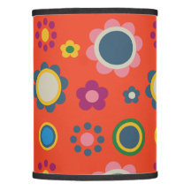 Retro Orange Lamp Shade