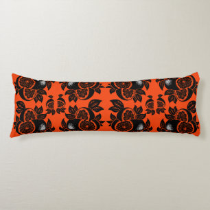 Retro Orange Slice Pattern Body Cushion