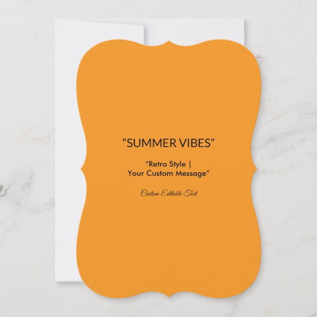 Retro Orange Texture – Summer Vibes Art (Front)