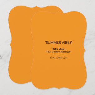 Retro Orange Texture – Summer Vibes Art