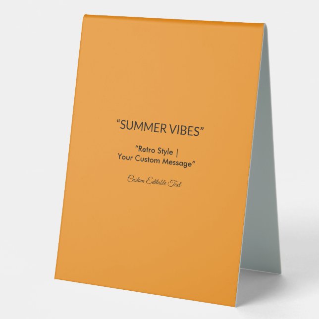 Retro Orange Texture – Summer Vibes Art (Front)