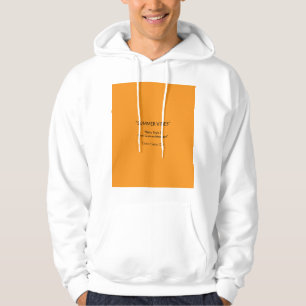Retro Orange Texture – Summer Vibes Art Hoodie