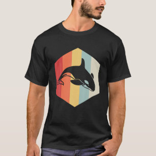 Retro Orca Animal Vintage Killer Whale T-Shirt
