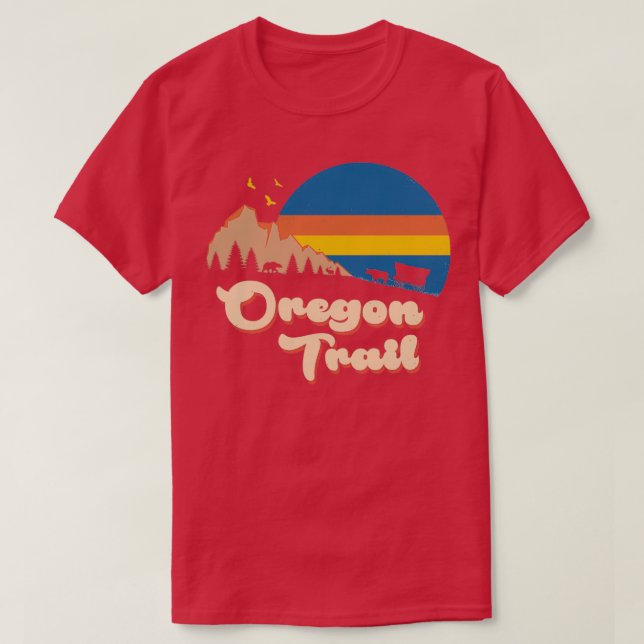 Retro Oregon Trail T-Shirt (Design Front)