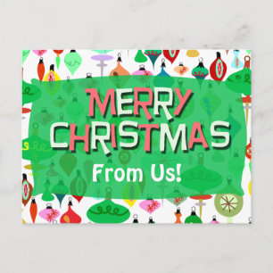 Retro Ornament Vintage Holiday Fun Postcard