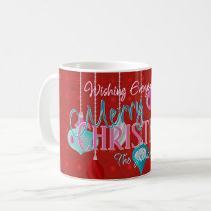 Retro Ornaments Red Christmas Coffee Mug