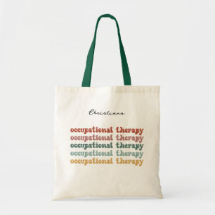 Retro OT Occupational Therapy OT School Student Tote Bag
