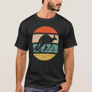 Retro Outback Australia Animal Zoo Animal Kangar T-Shirt