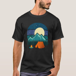Retro Outdoor Adventure Hiking Backpacking Camping T-Shirt