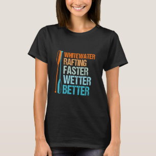 Retro Outdoor Rafting Whitewater Paddling T-Shirt