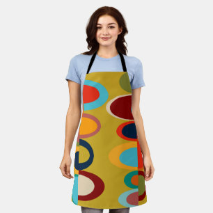 Retro Ovals Apron