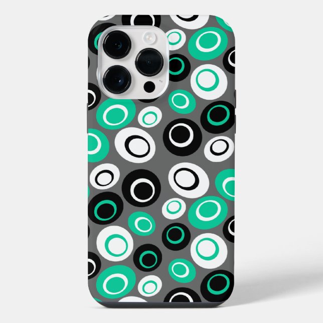 Retro Ovals iPhone Case (Back)