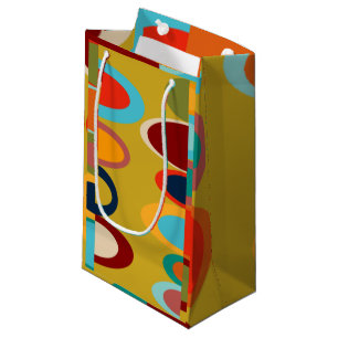 Retro Ovals Small Gift Bag