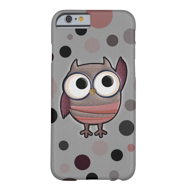 Retro Owl Case-Mate iPhone Case (Back)