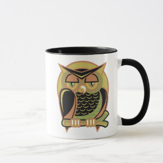 retro owl design, retro owl design mug