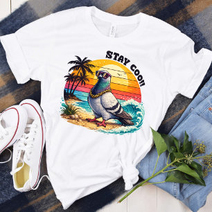 Retro Owner Lover Gift Pigeon City Doves Stay Coo T-Shirt