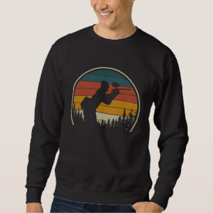 Retro Paintballer Paintball Paintballing Sweatshirt