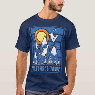 Retro Palisades Tahoe Ski Sunset T-Shirt