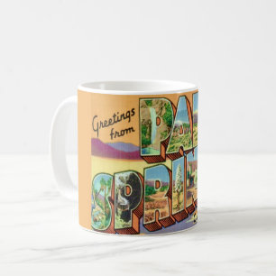 Retro Palm Springs Greeting Mug