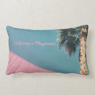 Retro Palm Springs Lumbar Pillow