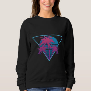Retro Palm Trees Logo Sweatshirt