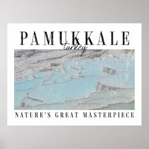 Retro Pamukkale Poster