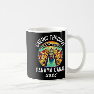 Retro Panama C Panama Waterway Sailing Cruising 20 Coffee Mug
