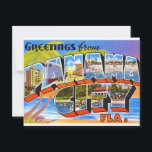 Retro Panama City Florida Postcard<br><div class="desc">Such a great retro postcard for Panama City,  Florida repurposed!</div>