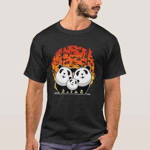 Retro Panda Bear Lover, Funny Animal Lover, Retro T-Shirt