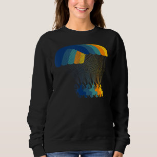 Retro Paramotor Vintage Paramotoring Paraglider Ha Sweatshirt