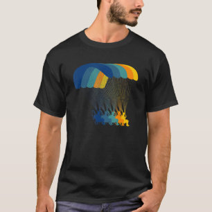Retro Paramotor Vintage Paramotoring Paraglider Ha T-Shirt